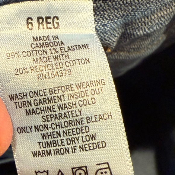 VTG Classic Blue Low Rise Y2K Flared Women's Jeans Size 6 - Picture 8 of 8